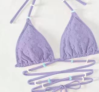 Damen-Bikini-Badeanzug, sexy, dreiteilig, geteilt