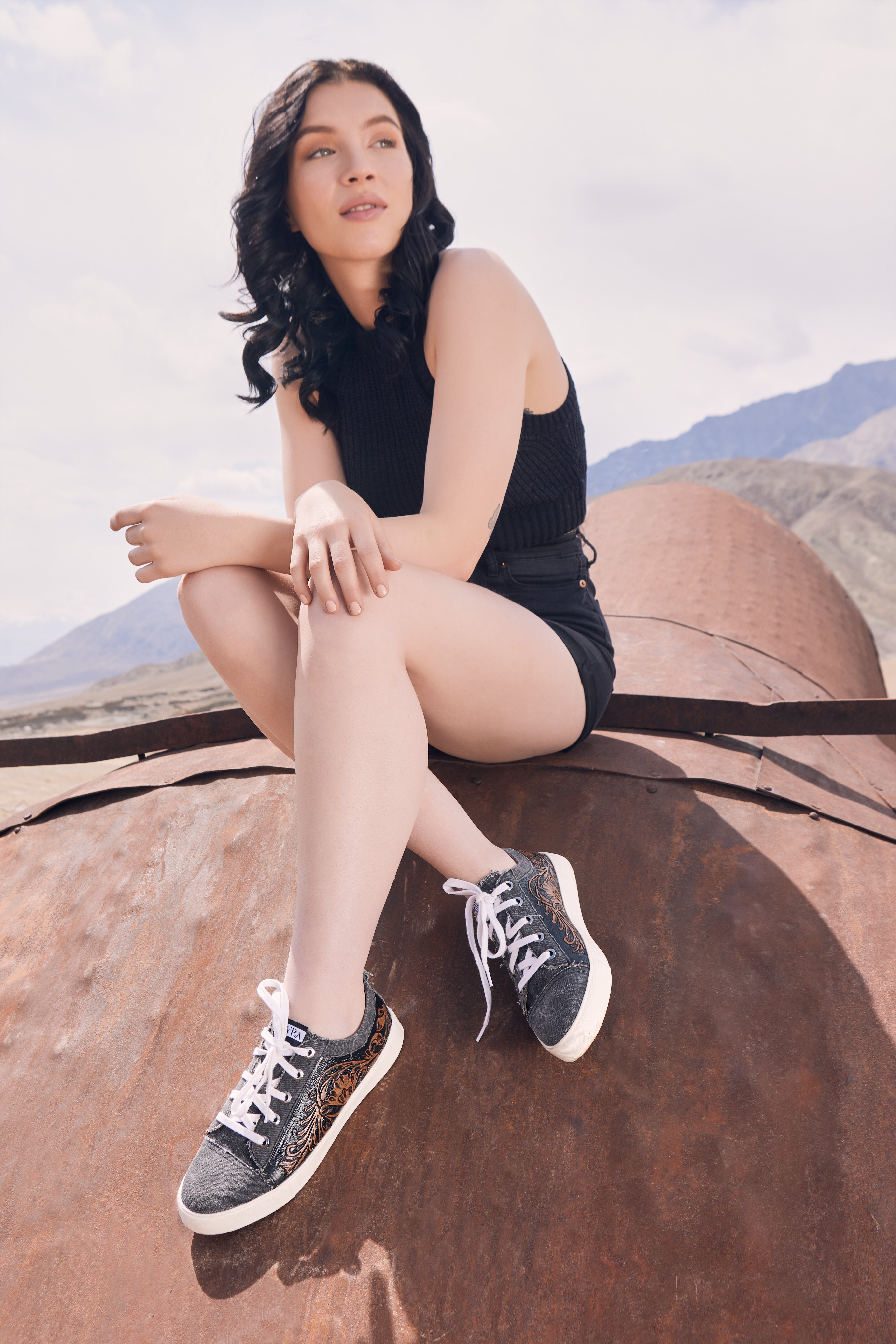 Myra Leather Sneakers for Women