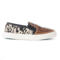 Myra Reflexo Textured Leather Slip-Ons Sneakers