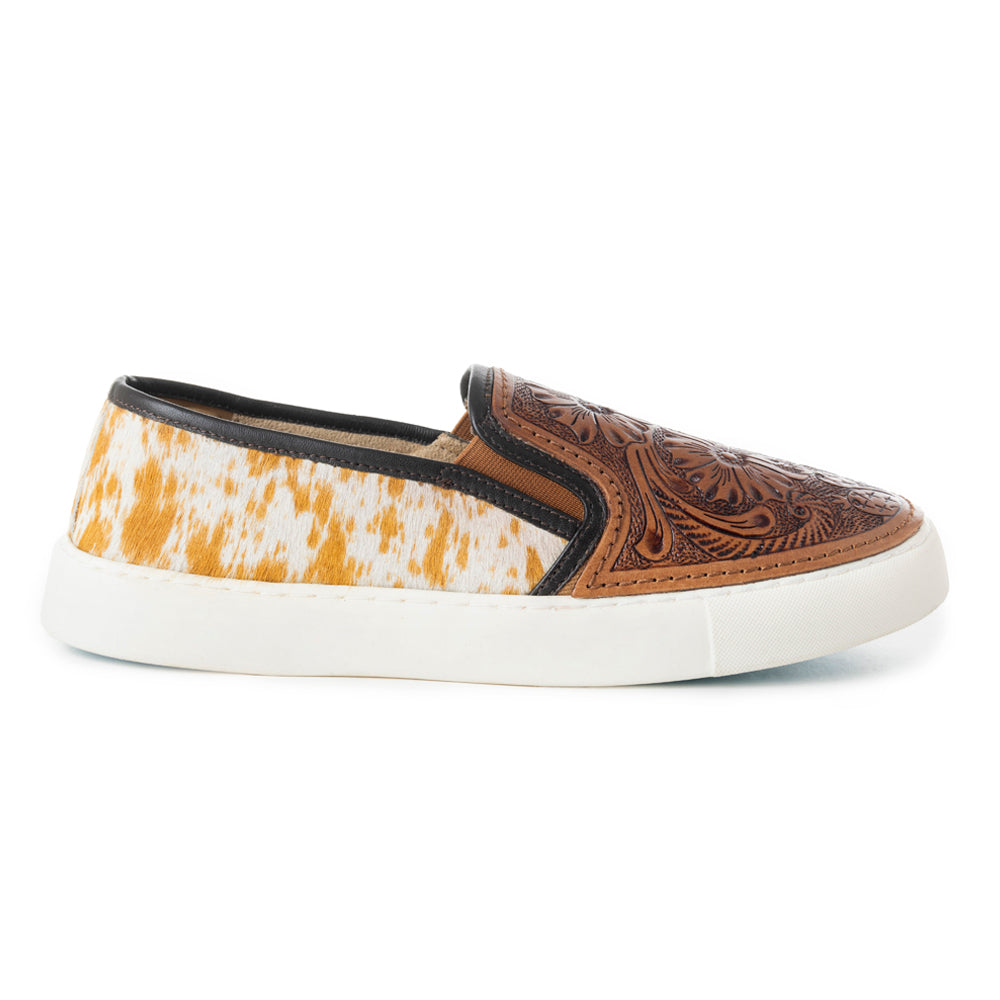 Myra Kryptun Hairon Leather Slip-On Sneakers for Women