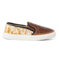 Myra Kryptun Hairon Leather Slip-On Sneakers for Women