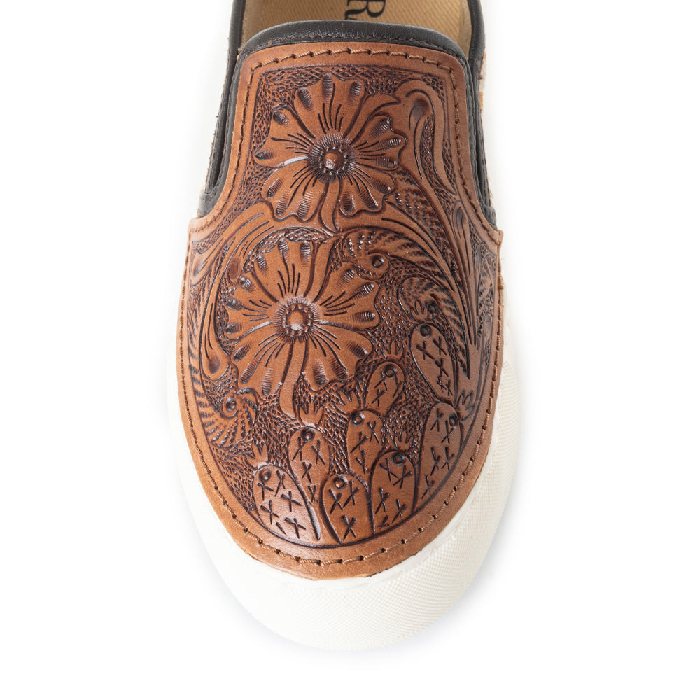 Myra Kryptun Hairon Leather Slip-On Sneakers for Women