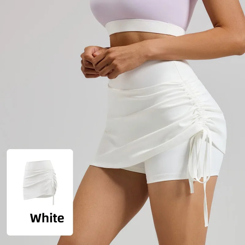 Damen Sport-Skort mit hoher Taille
