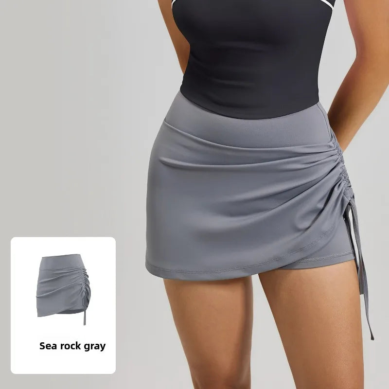 Damen Sport-Skort mit hoher Taille