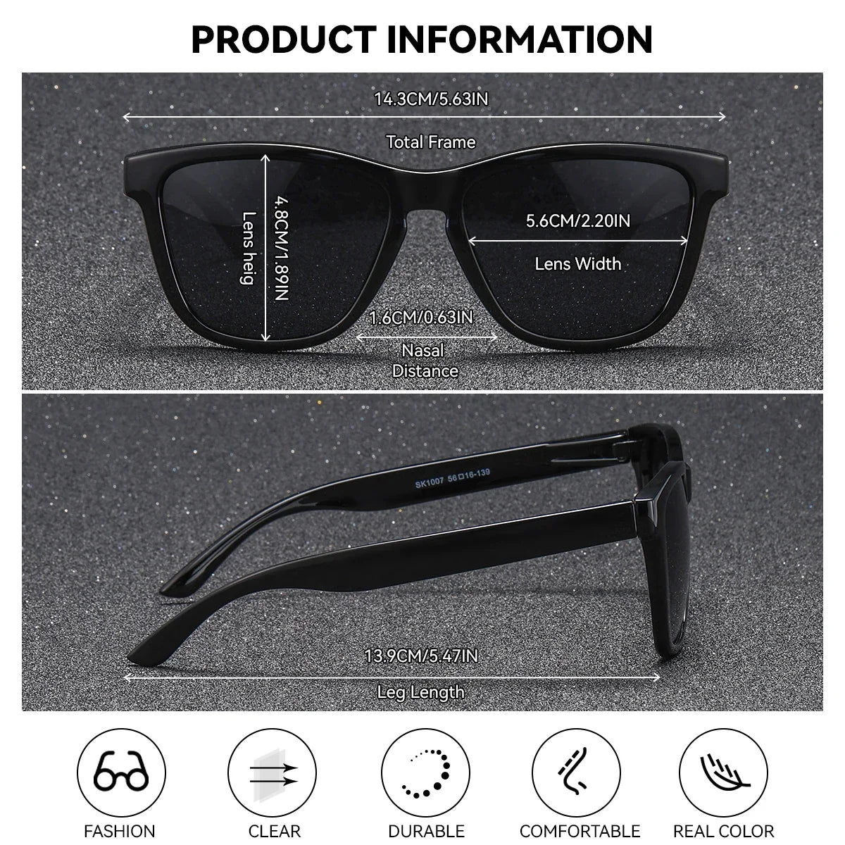 BARCUR Fashion Energetic Polarized Sunglasses for Women – Transparent Lightweight PC Frame Oval UV400 Protection Ladies Holiday Sun Glasses with Stylish Mirror Lens and Elegant White Gift Box – Perfect for Travel Beach & Summer Outings