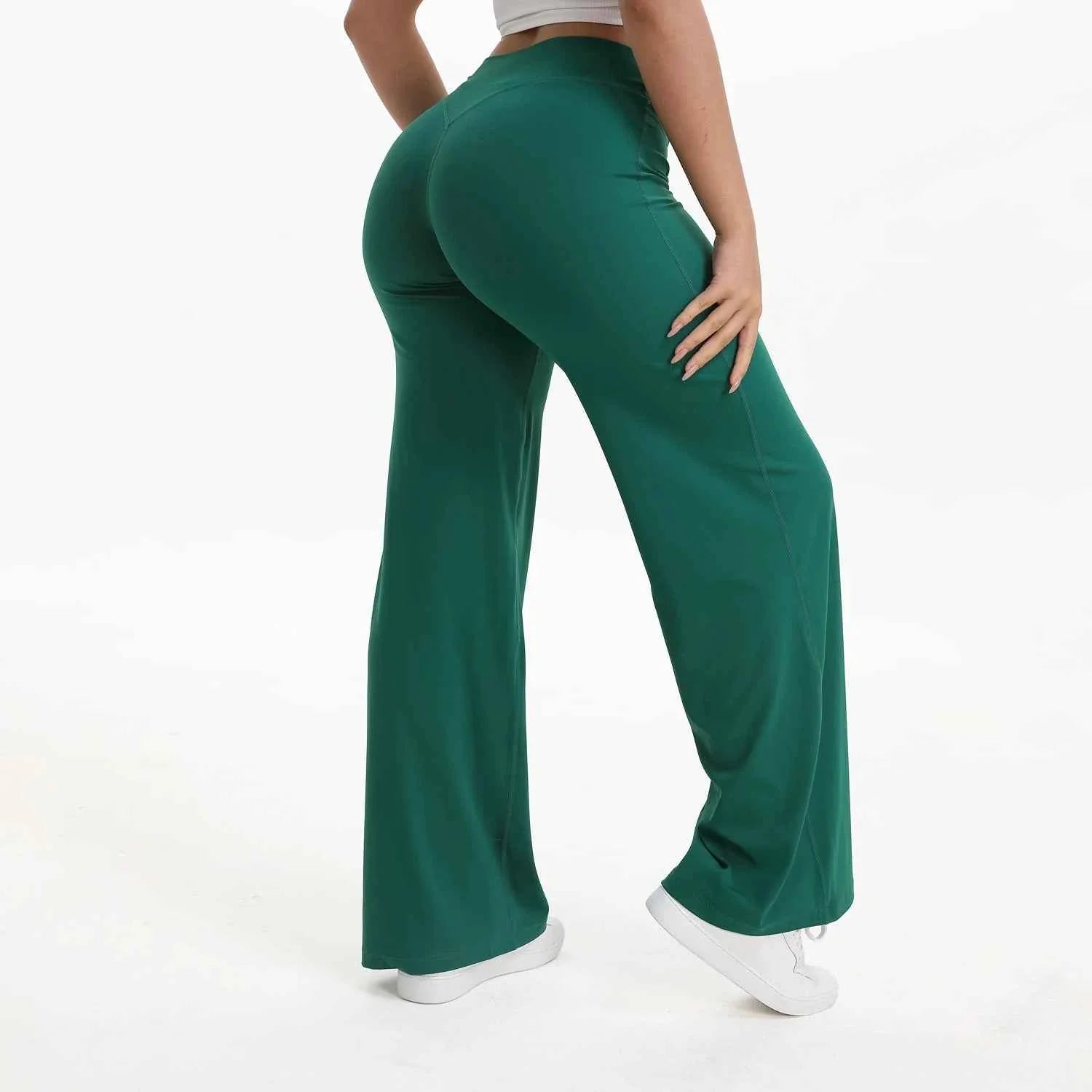 SoftMotion Women's Mid-Waist Yoga Pants