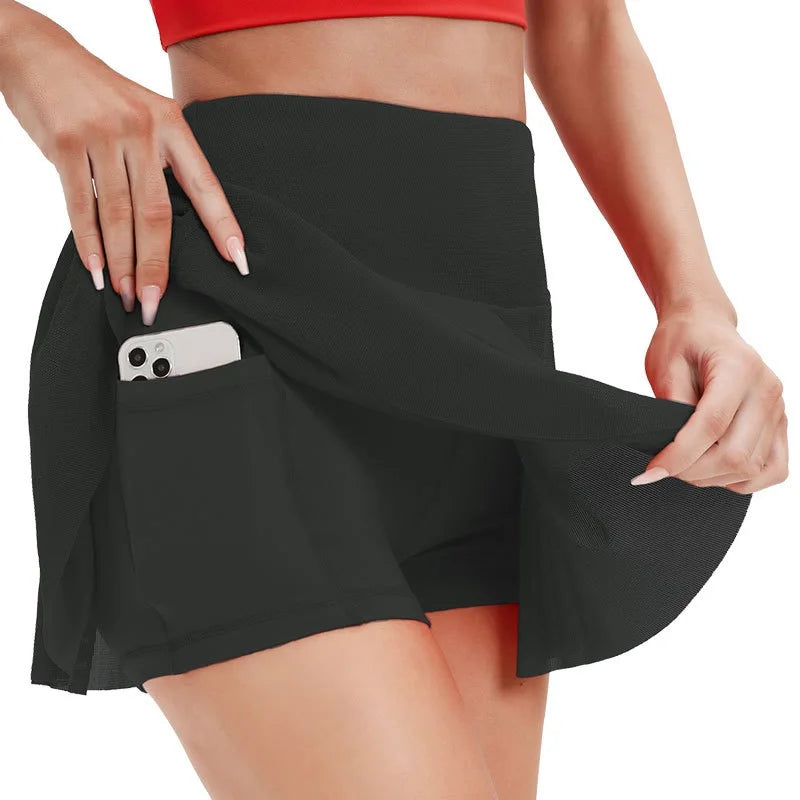 High Waisted, Pocket Ready Skorts for Women