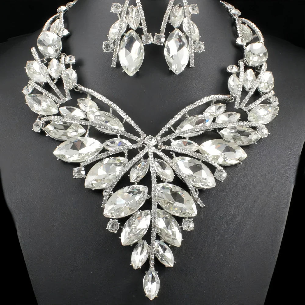 Crystal Statement Jewelry Set