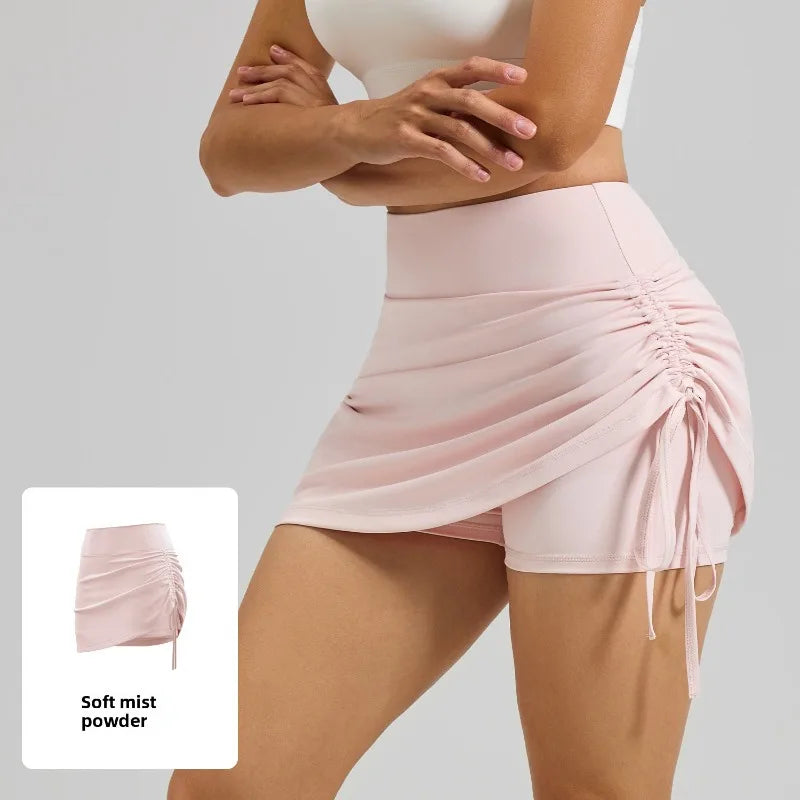 Damen Sport-Skort mit hoher Taille