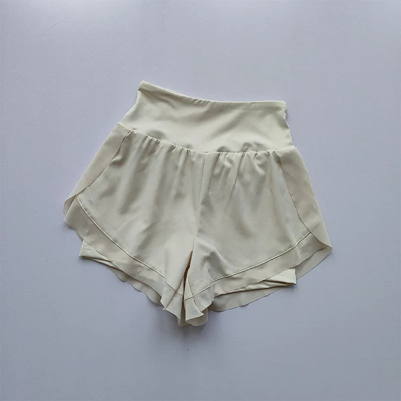 Women's 2 in 1 Yoga Shorts Quick Dry High Waist