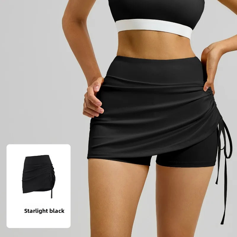 Damen Sport-Skort mit hoher Taille