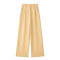 Willshela Women Fashion Solid Front Zipper Straight Pants Vintage High Waist Full Length Female Chic Lady Trousers