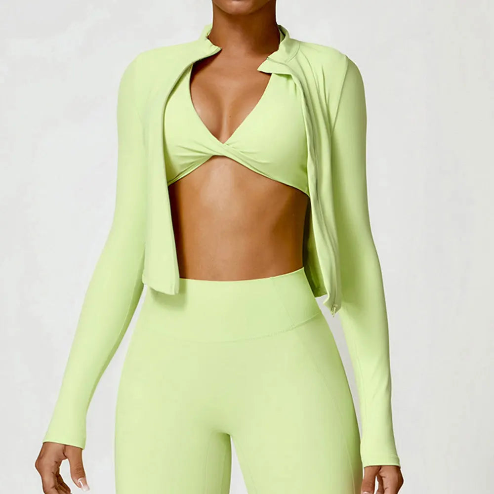 Women's Jacket Full Zip-up Activewear