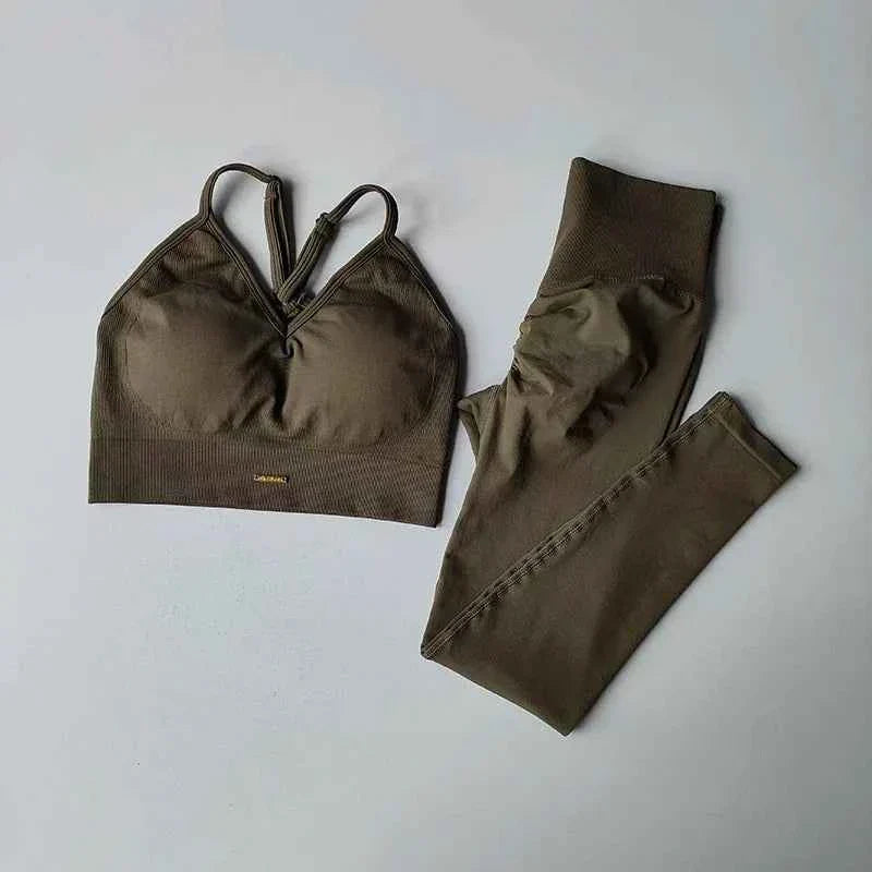 High-Waisted Women's Exercise Suit