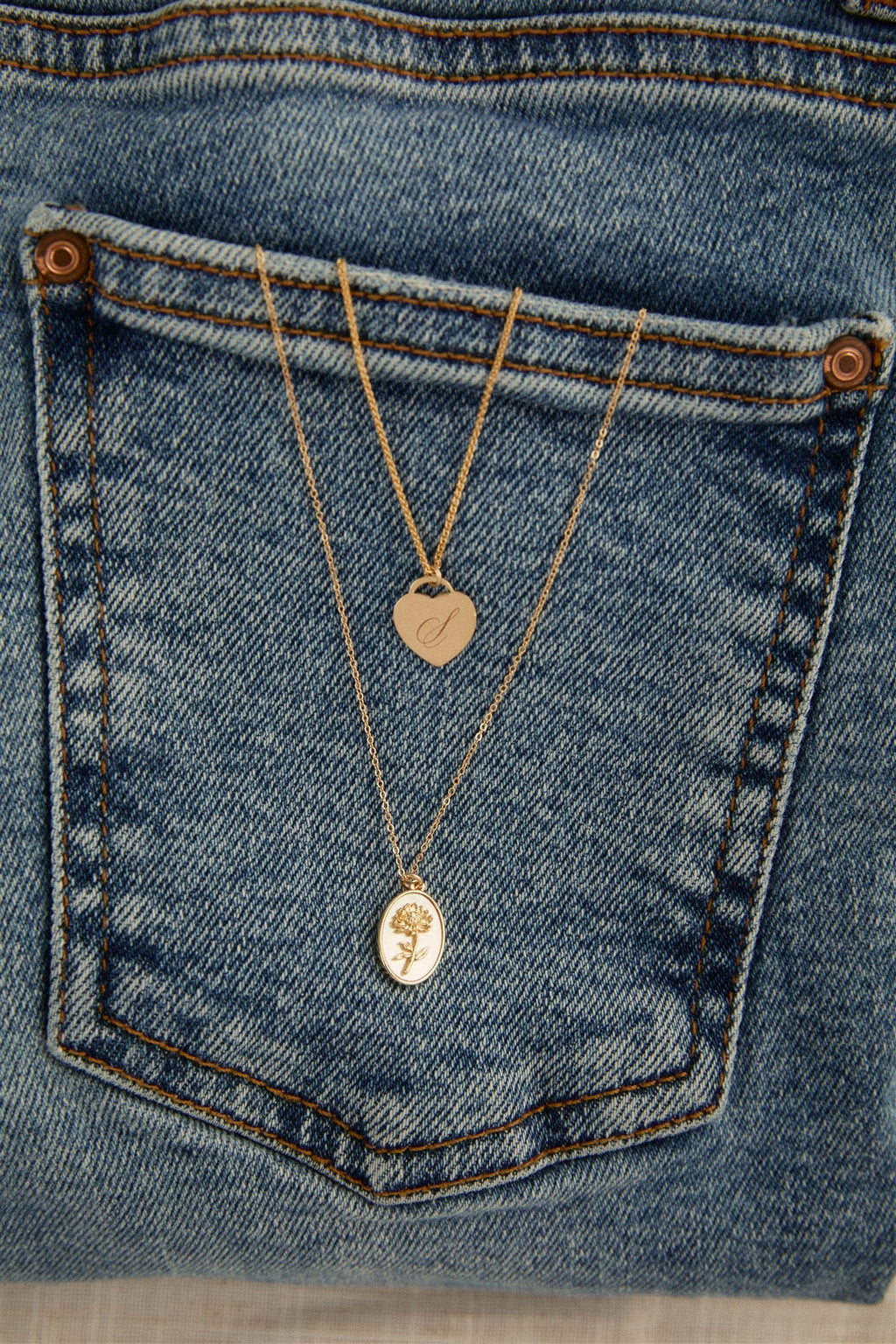 Alice Initial Necklace