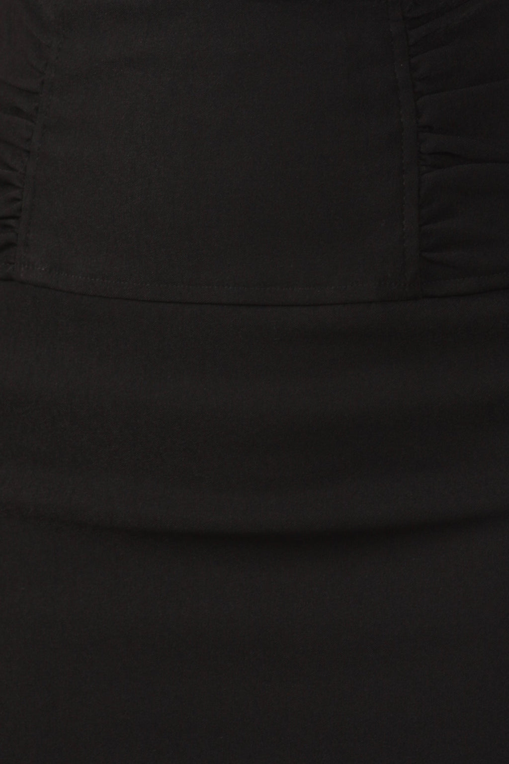 Sakkas Petite High Waist Stretch Pencil Skirt with Shirred Waist Detail