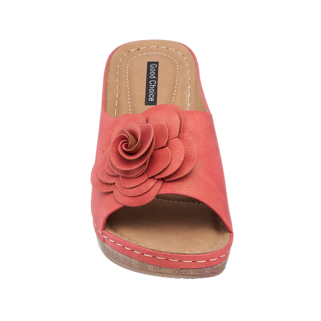 Women's Tokyo Coral Wedge Sandals