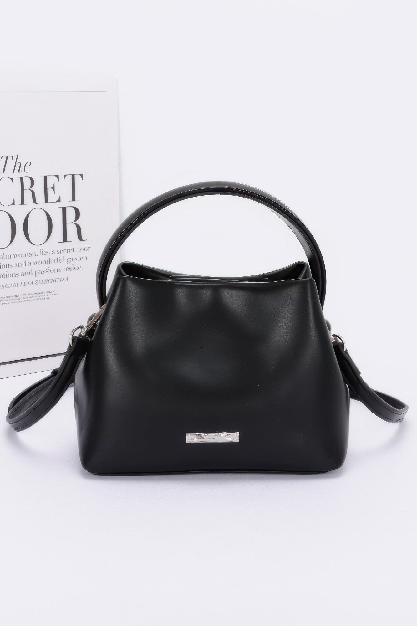 Faux Leather Tote Bag