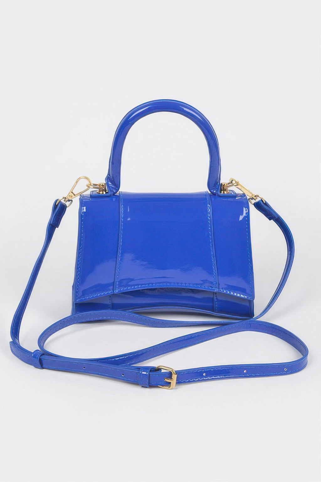 Enamel Top Handle Bag