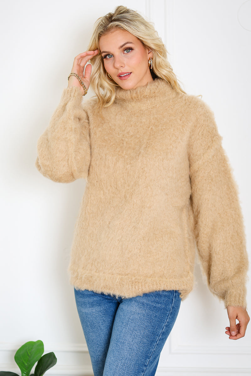 WT0007 TURTLENECK SWEATER THICKEN WARM PULLOVER