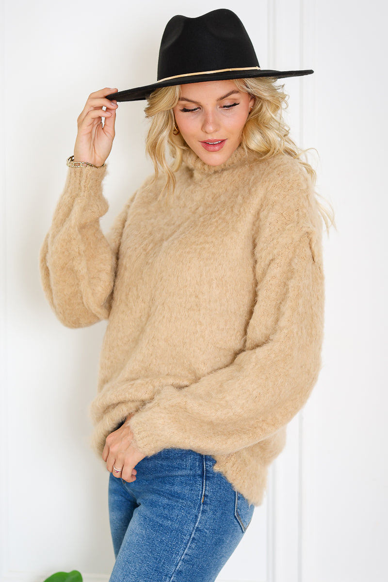 WT0007 TURTLENECK SWEATER THICKEN WARM PULLOVER