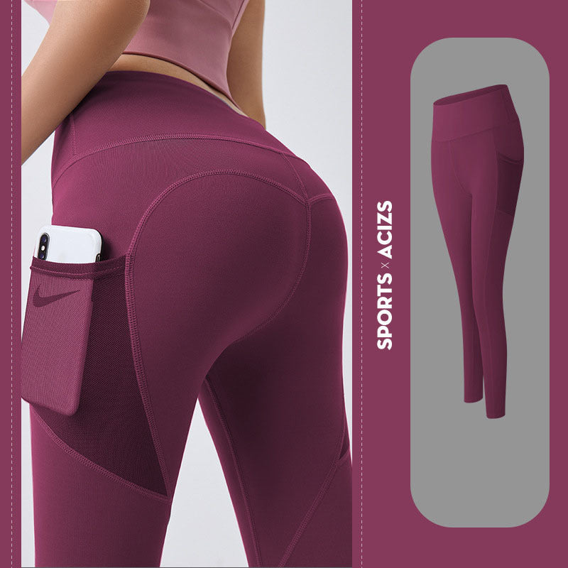 🧘‍♀️ High-Waisted Yoga-Leggings für Damen mit Taschen