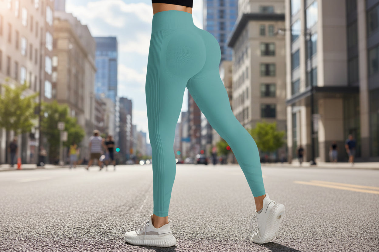 Damen High-Waist Yoga-Hose – Leggings mit Bauchkontrolle und Po-Lifting-Effekt