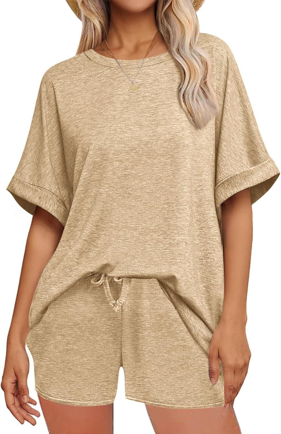 👕 Oversized T-Shirt & Shorts mit Kordelzug – Ultimativer lässiger Komfort