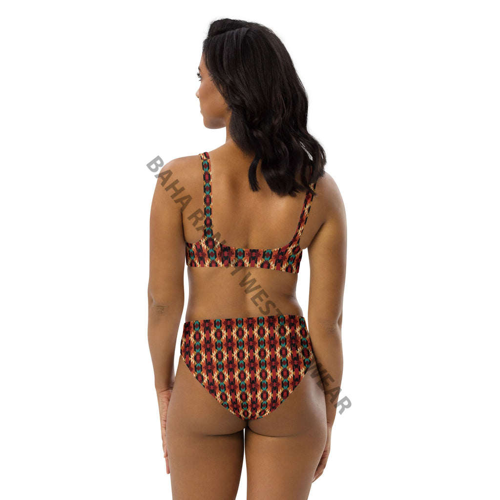 Baha Ranch Yeehaw Rust Aztec Bikini