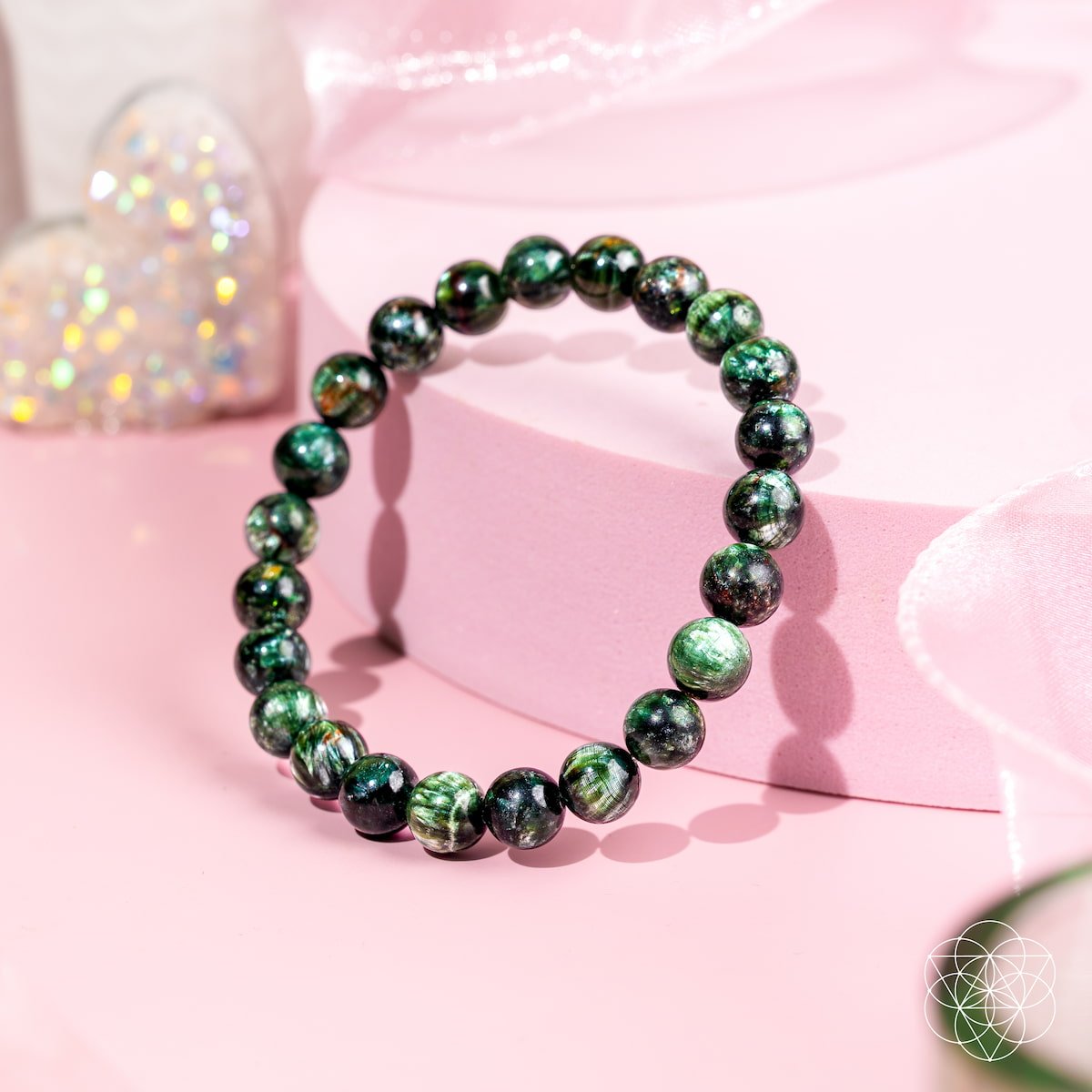 Angel Energy – Rare Seraphinite Bracelet of Transformation