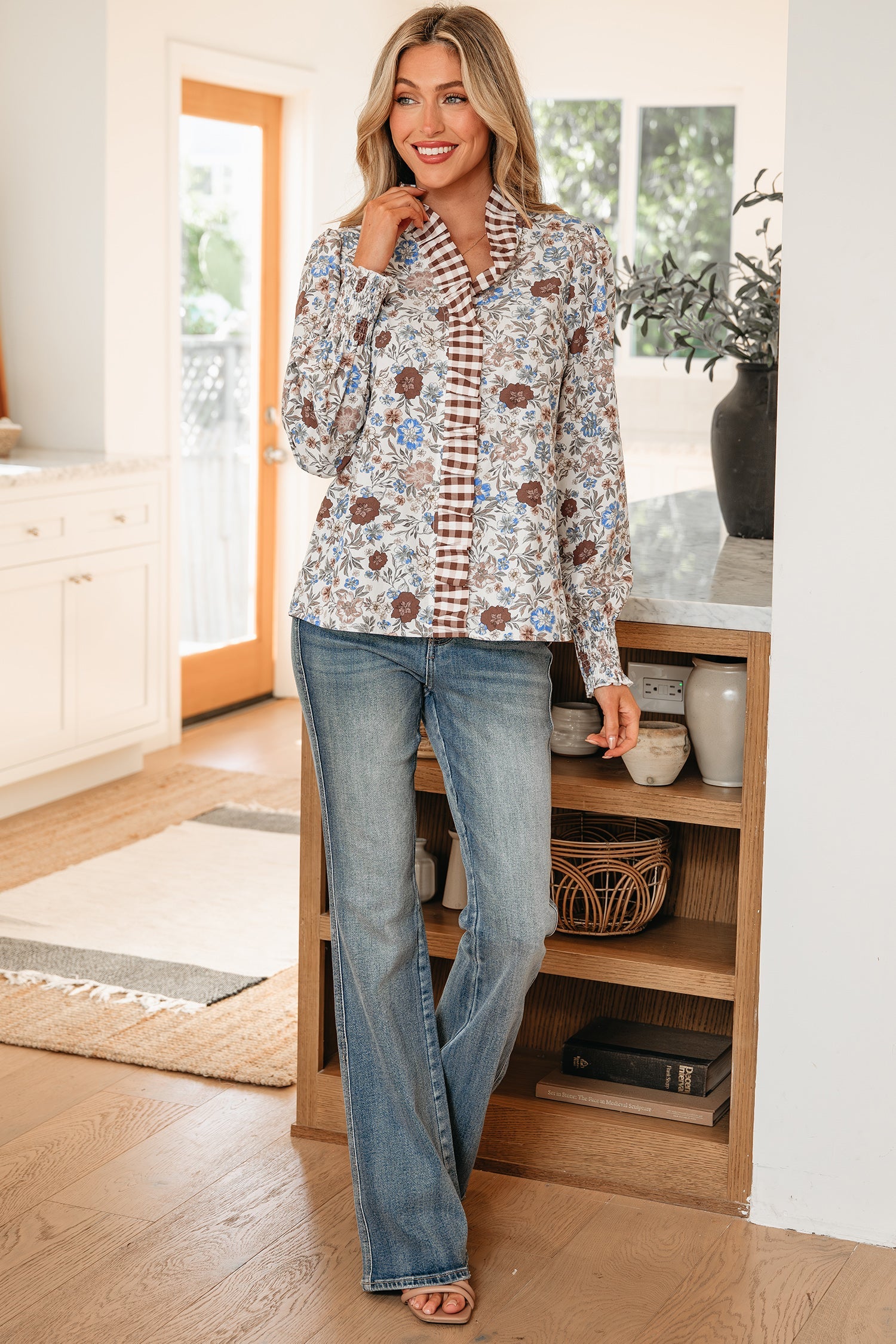 Elsie Long Sleeve Blouse Long Sleeve Top