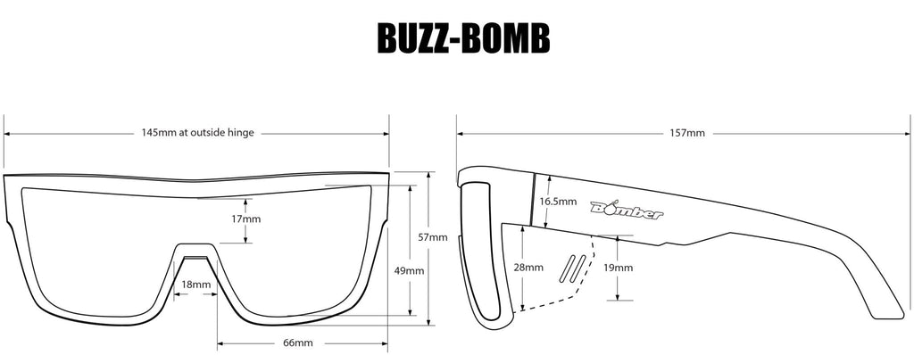 BUZZ Bomb Safety - Smoke Hi-Def Lens