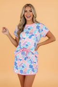 Camo Short Sleeve Top & Athletic Skort Set