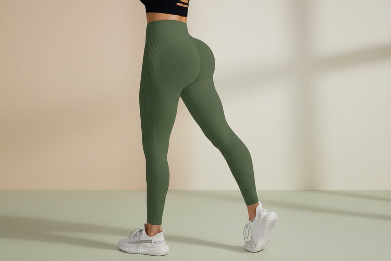 Damen High-Waist Yoga-Hose – Leggings mit Bauchkontrolle und Po-Lifting-Effekt