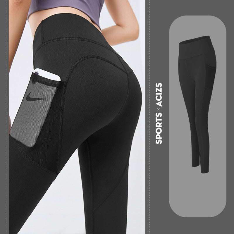 🧘‍♀️ High-Waisted Yoga-Leggings für Damen mit Taschen