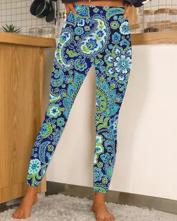 Hawaiian 3D-Print-Leggings – Unisex-Digitaldruck
