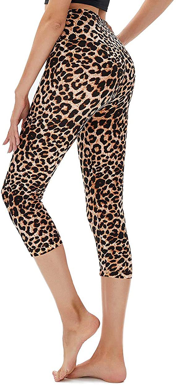 Gecroppte High-Rise Print Leggings – USA-Flaggen-Print Patriotische Trainingshose – 19 Styles