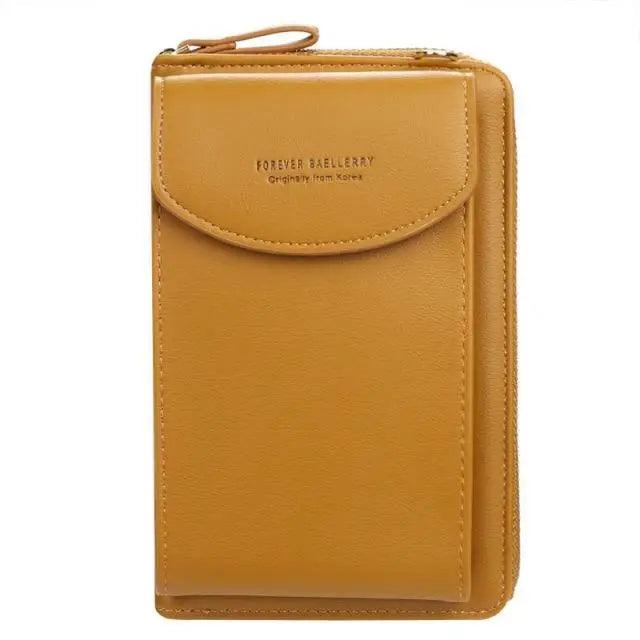 Dazzling Women Wallet Bags Big Card Holder Clutch Messenger Long Shoulder Straps - Trendy Designer Female Clutch Cross Body Bag