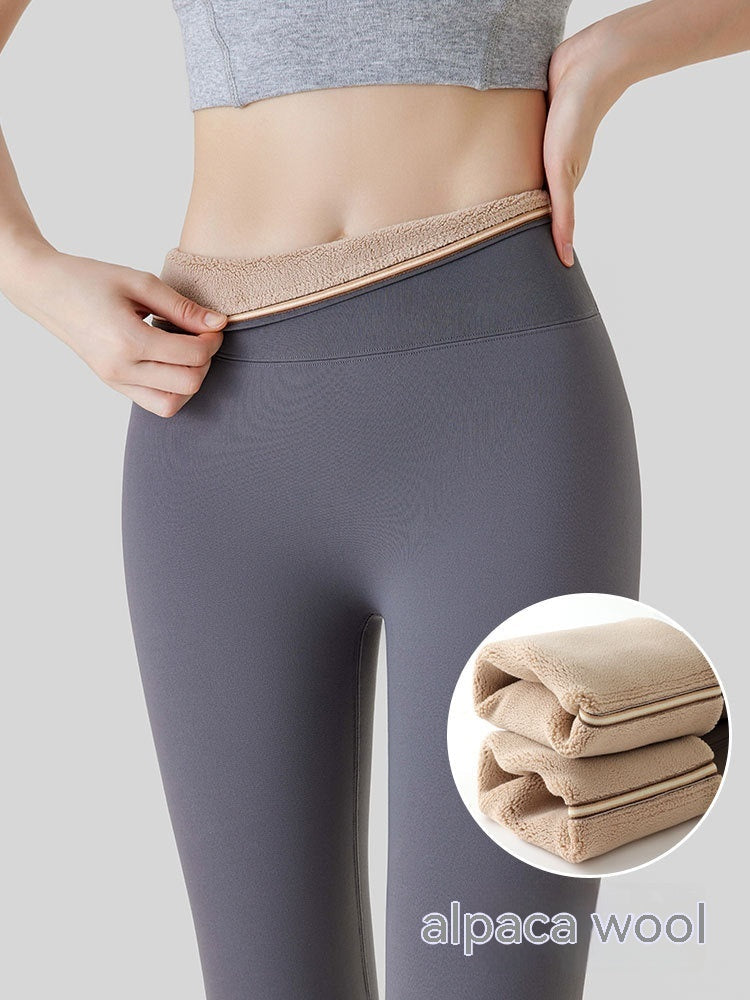 Gefütterte High-Waist Hip-Lift Leggings für Damen
