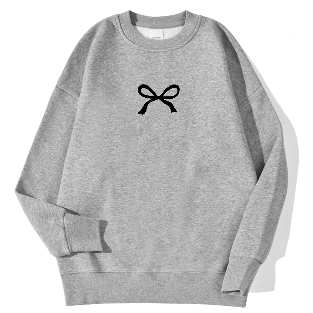 Womens Printed Pullover Casual Sweatshirt Top