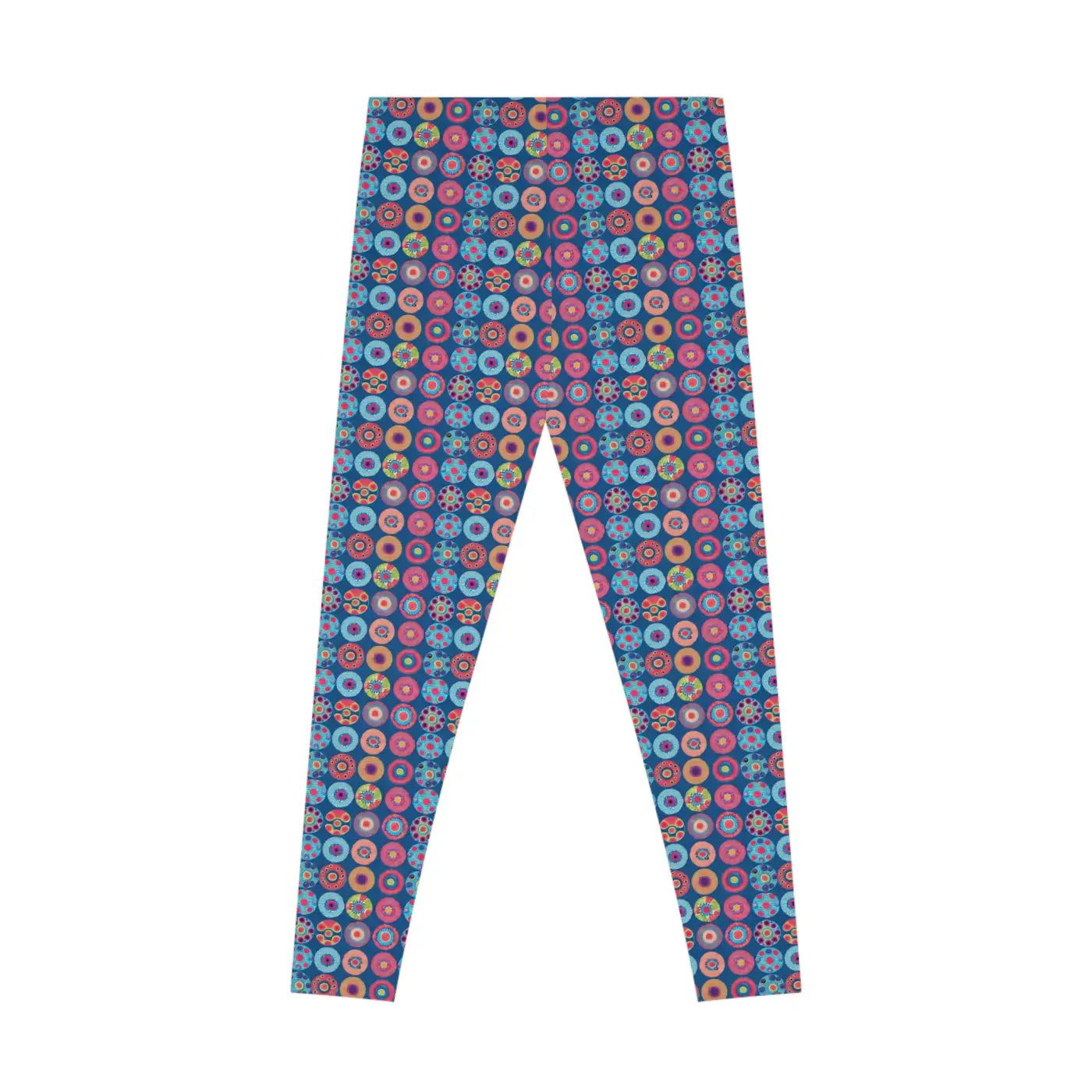 Vibrant Colorful Pattern Spandex Leggings - Activewear - DipaliZ
