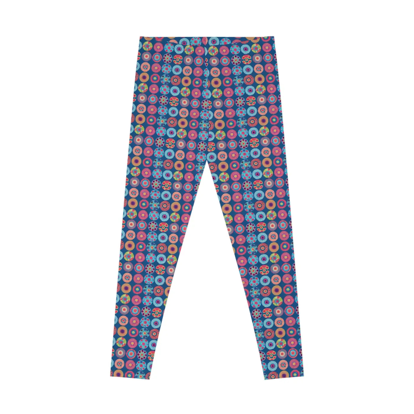 Vibrant Colorful Pattern Spandex Leggings - Activewear - DipaliZ
