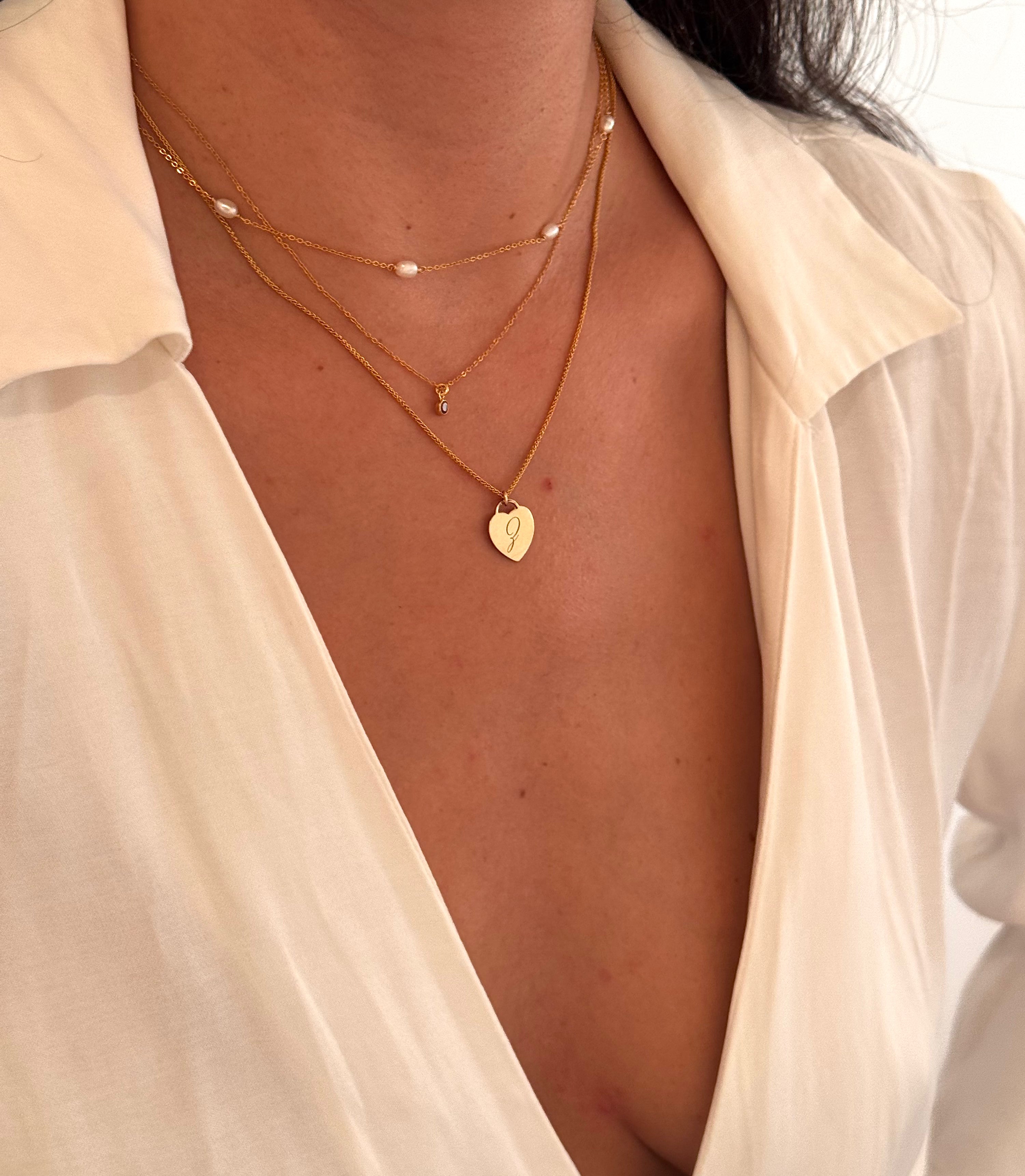 Alice Initial Necklace