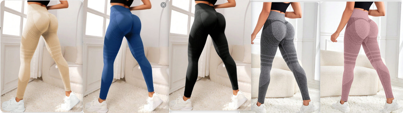 Hüfthebende High-Waist Leggings für Damen – Formende Stretch-Sporthose