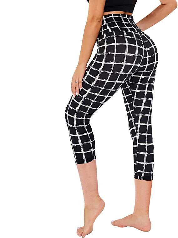 Gecroppte High-Rise Print Leggings – USA-Flaggen-Print Patriotische Trainingshose – 19 Styles