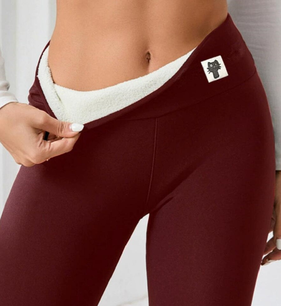 Gefütterte dicke Kaschmir-Winterleggings