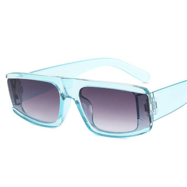 Elegant New Vintage Style Sunglasses For Women New & Designer Retro Style Rectangle Shape Sun Glasses For Female In Popular Colorful Unisex Square Eyewear