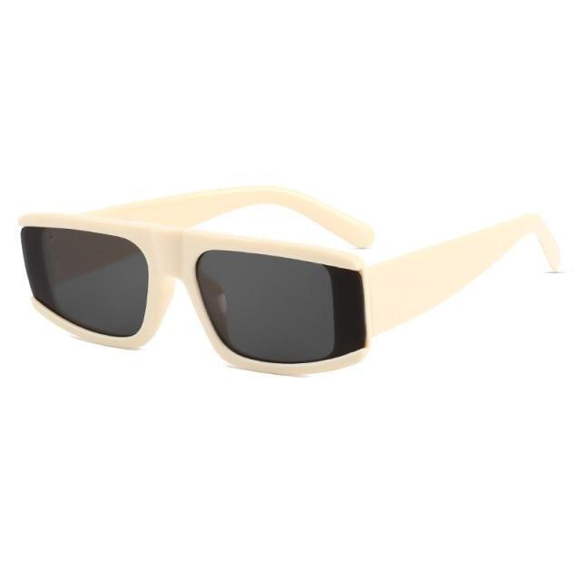 Elegant New Vintage Style Sunglasses For Women New & Designer Retro Style Rectangle Shape Sun Glasses For Female In Popular Colorful Unisex Square Eyewear