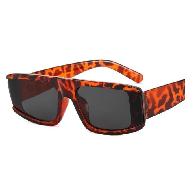 Elegant New Vintage Style Sunglasses For Women New & Designer Retro Style Rectangle Shape Sun Glasses For Female In Popular Colorful Unisex Square Eyewear