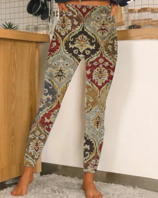 Hawaiian 3D-Print-Leggings – Unisex-Digitaldruck
